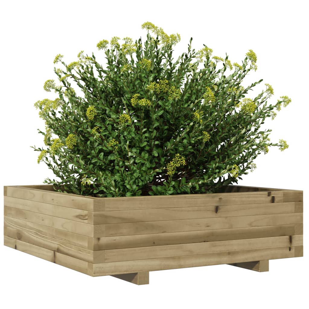 Sodo lovelis, 80x80x26,5cm, impregnuota pušies mediena Sodo lovelis, 80x80x26,5cm, impregnuota pušies mediena - Image 4