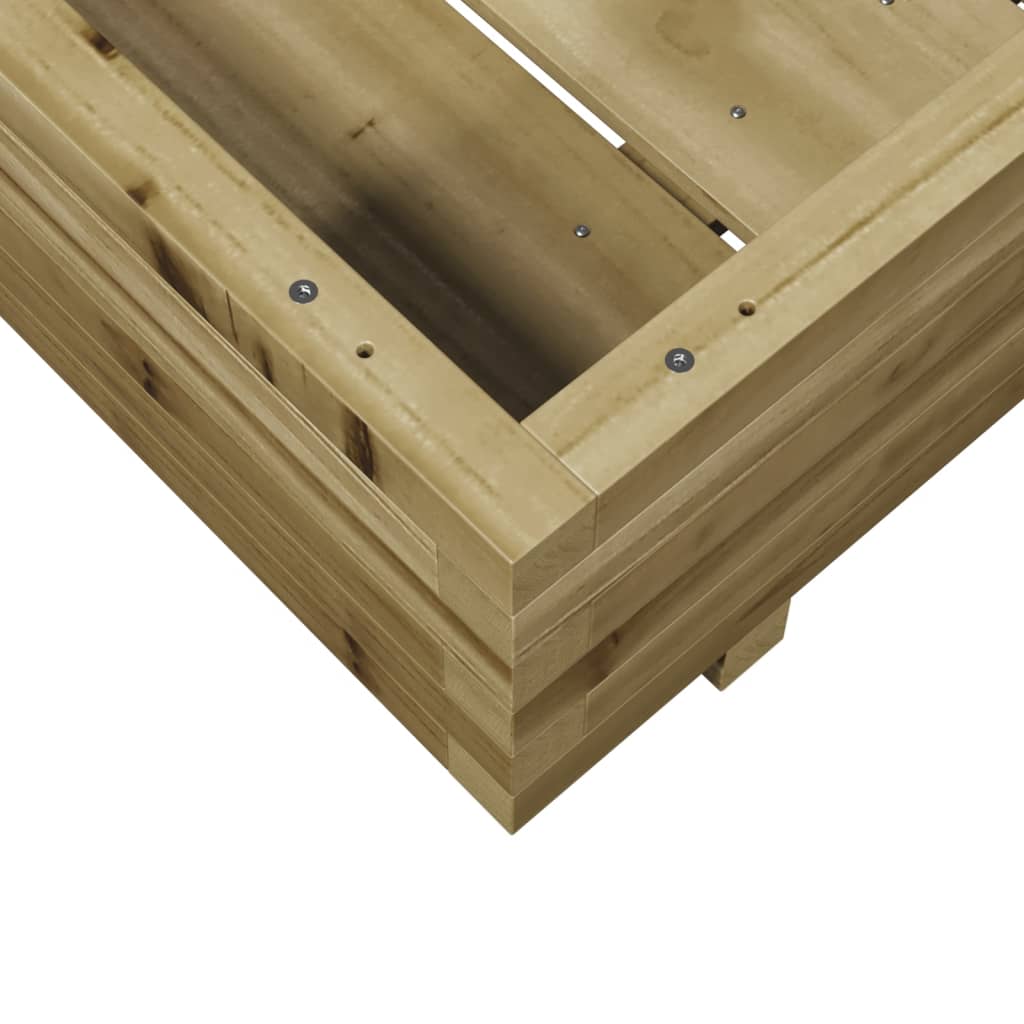Sodo lovelis, 80x80x26,5cm, impregnuota pušies mediena Sodo lovelis, 80x80x26,5cm, impregnuota pušies mediena - Image 8