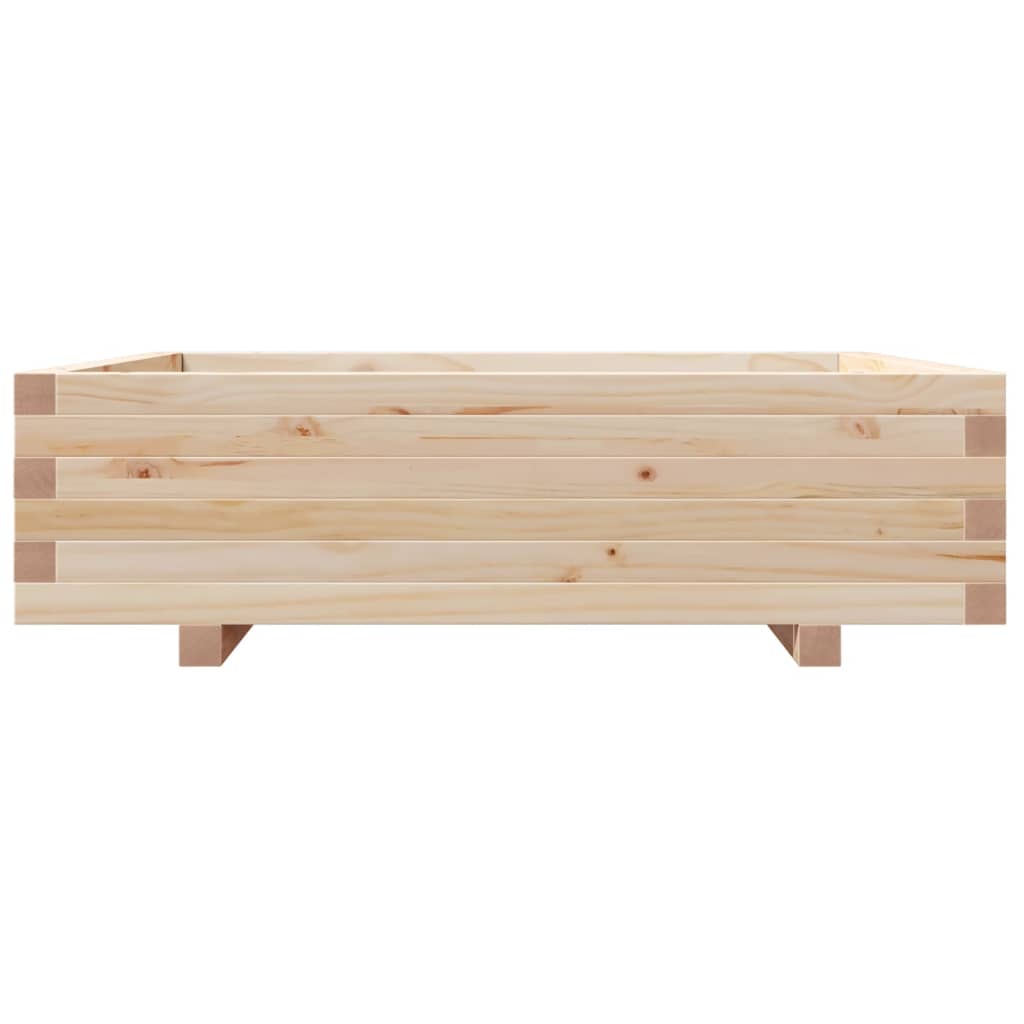 Sodo lovelis, 90x90x26,5cm, pušies medienos masyvas Sodo lovelis, 90x90x26,5cm, pušies medienos masyvas - Image 5