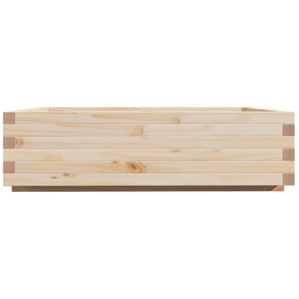 Sodo lovelis, 90x90x26,5cm, pušies medienos masyvas Sodo lovelis, 90x90x26,5cm, pušies medienos masyvas - Image 6