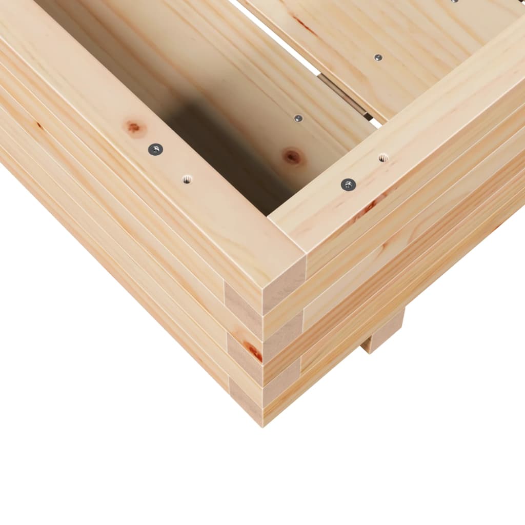 Sodo lovelis, 90x90x26,5cm, pušies medienos masyvas Sodo lovelis, 90x90x26,5cm, pušies medienos masyvas - Image 8