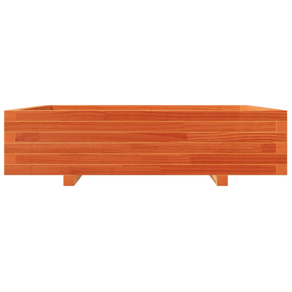 Sodo lovelis, vaško rudas, 100x100x26,5cm, pušies masyvas Sodo lovelis, vaško rudas, 100x100x26,5cm, pušies masyvas - Image 5