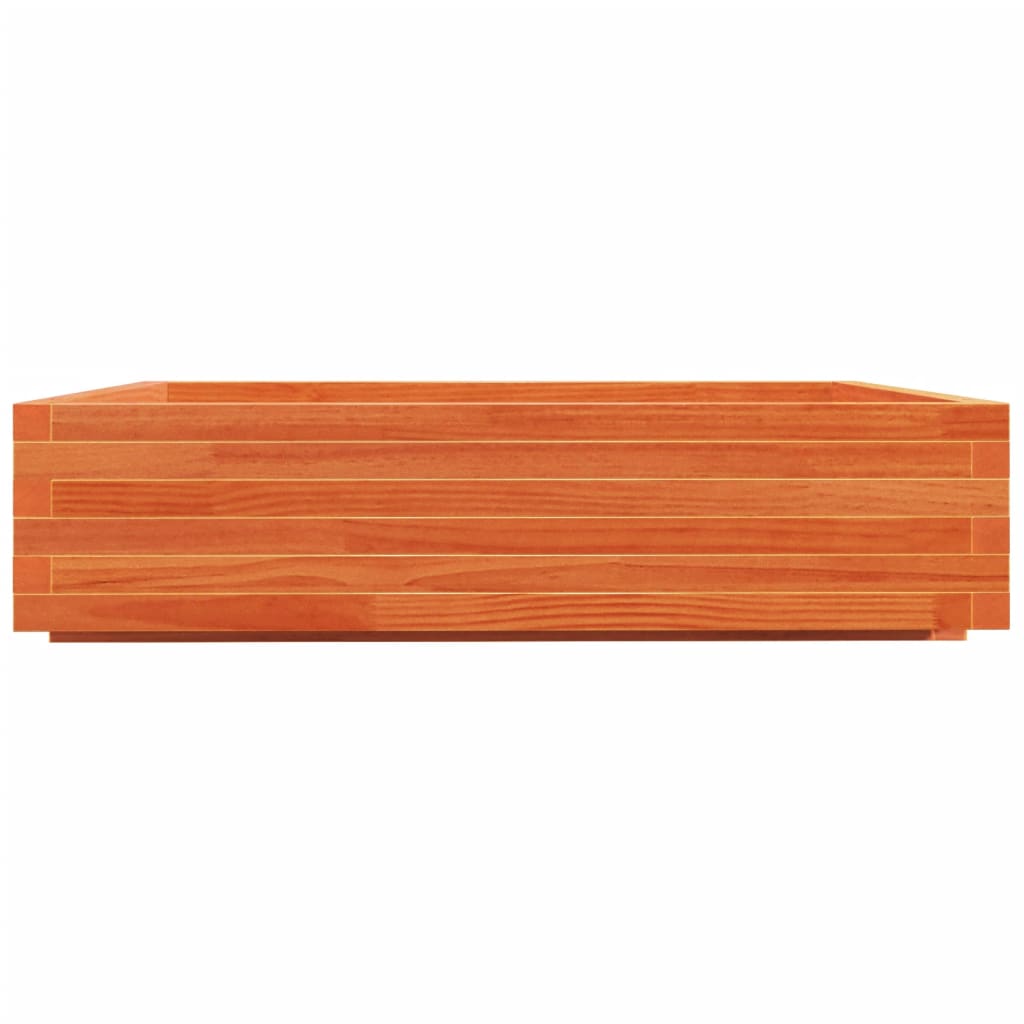Sodo lovelis, vaško rudas, 100x100x26,5cm, pušies masyvas Sodo lovelis, vaško rudas, 100x100x26,5cm, pušies masyvas - Image 6