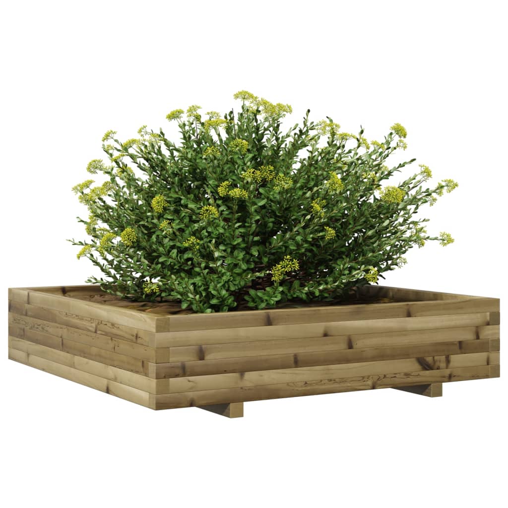 Sodo lovelis, 110x110x26,5cm, impregnuota pušies mediena Sodo lovelis, 110x110x26,5cm, impregnuota pušies mediena - Image 4