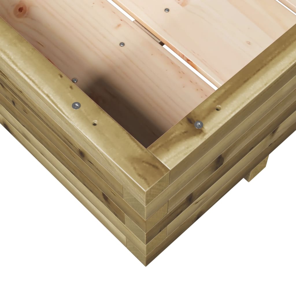 Sodo lovelis, 110x110x26,5cm, impregnuota pušies mediena Sodo lovelis, 110x110x26,5cm, impregnuota pušies mediena - Image 8