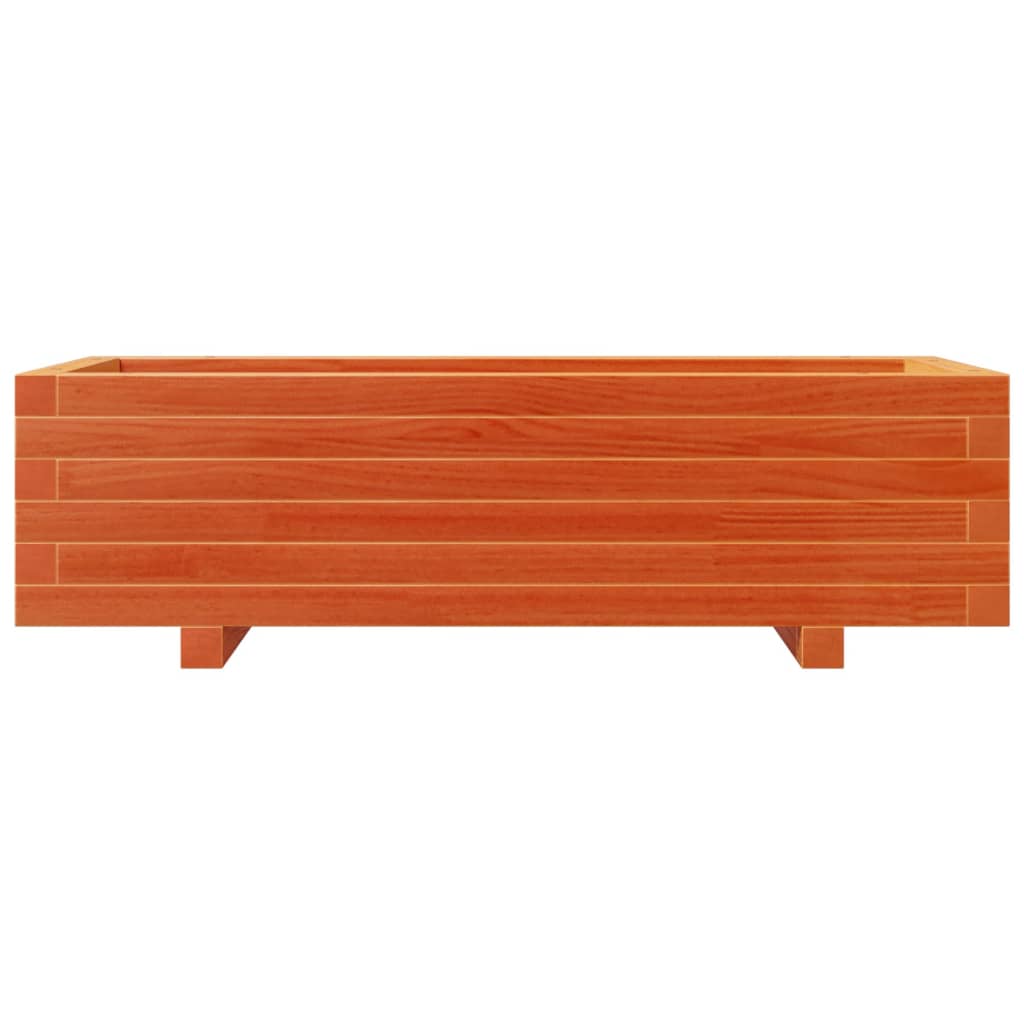 Sodo lovelis, vaško rudas, 90x40x26,5cm, pušies masyvas Sodo lovelis, vaško rudas, 90x40x26,5cm, pušies masyvas - Image 5