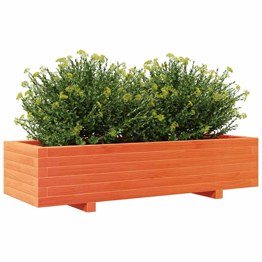 Sodo lovelis, vaško rudas, 110x40x26,5cm, pušies masyvas Sodo lovelis, vaško rudas, 110x40x26,5cm, pušies masyvas - Image 4