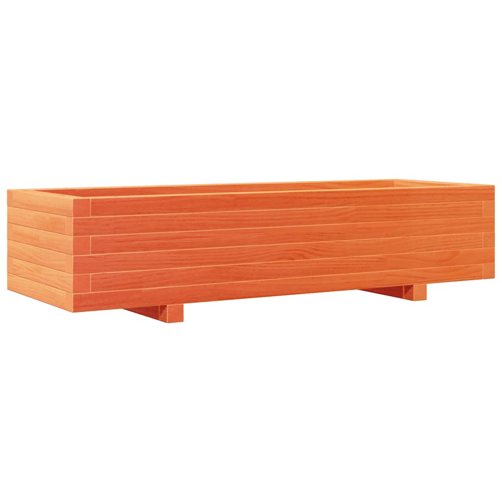 Sodo lovelis, vaško rudas, 110x40x26,5cm, pušies masyvas Sodo lovelis, vaško rudas, 110x40x26,5cm, pušies masyvas - Image 7