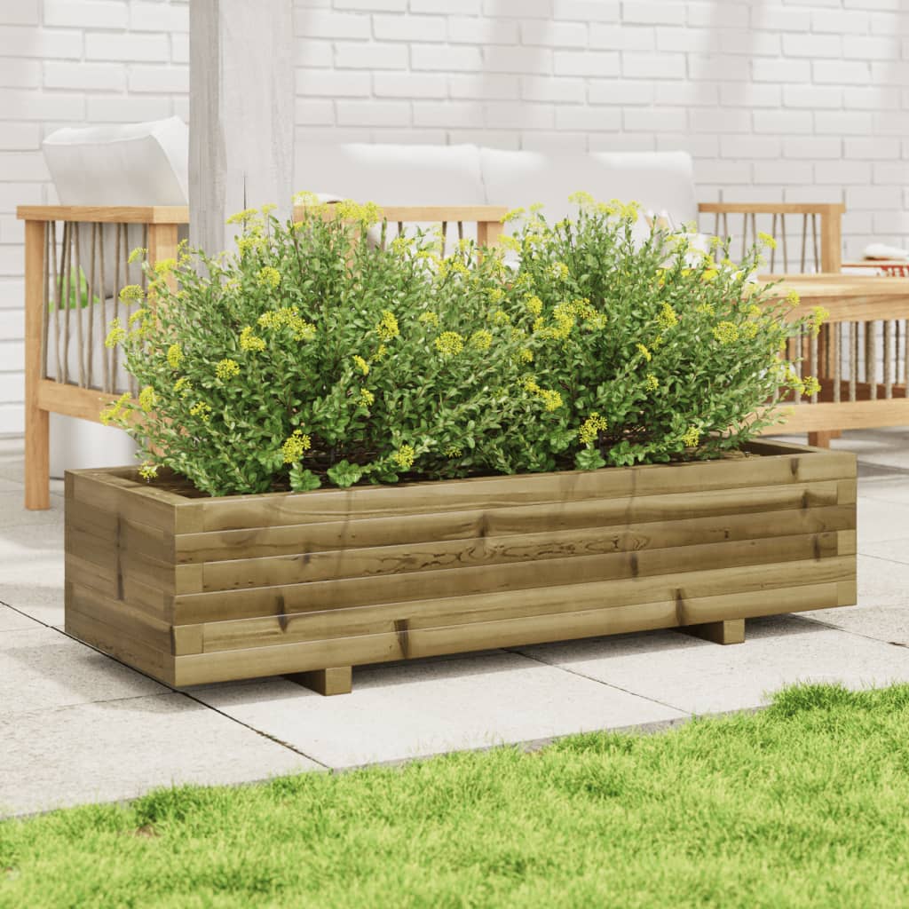 Sodo lovelis, 110x40x26,5cm, impregnuota pušies mediena Sodo lovelis, 110x40x26,5cm, impregnuota pušies mediena - Image 3