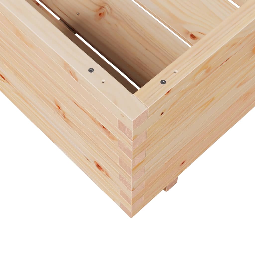 Sodo lovelis, 70x70x49,5cm, pušies medienos masyvas Sodo lovelis, 70x70x49,5cm, pušies medienos masyvas - Image 8