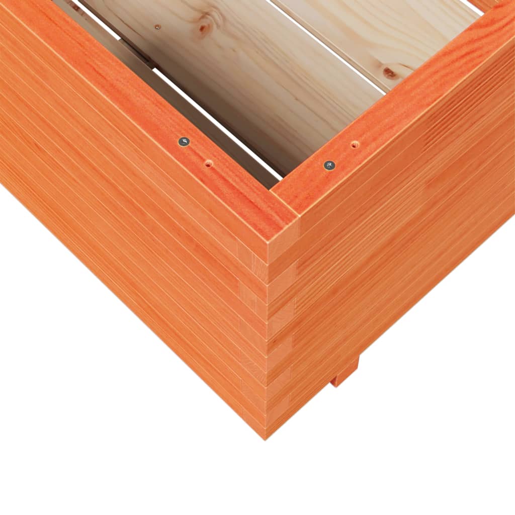 Sodo lovelis, vaško rudas, 70x70x49,5cm, pušies masyvas Sodo lovelis, vaško rudas, 70x70x49,5cm, pušies masyvas - Image 8
