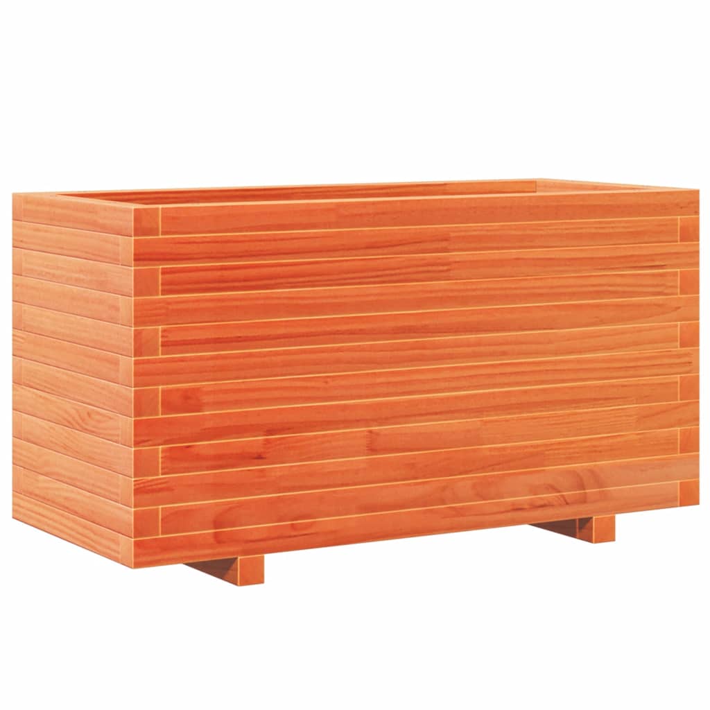 Sodo lovelis, vaško rudas, 90x40x49,5cm, pušies masyvas Sodo lovelis, vaško rudas, 90x40x49,5cm, pušies masyvas - Image 7
