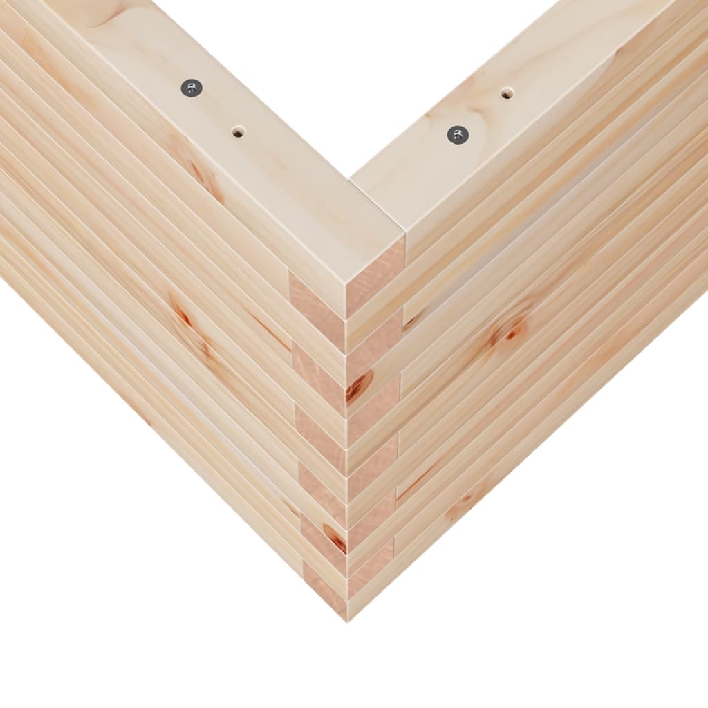 Sodo lovelis, 50x50x46cm, pušies medienos masyvas Sodo lovelis, 50x50x46cm, pušies medienos masyvas - Image 8
