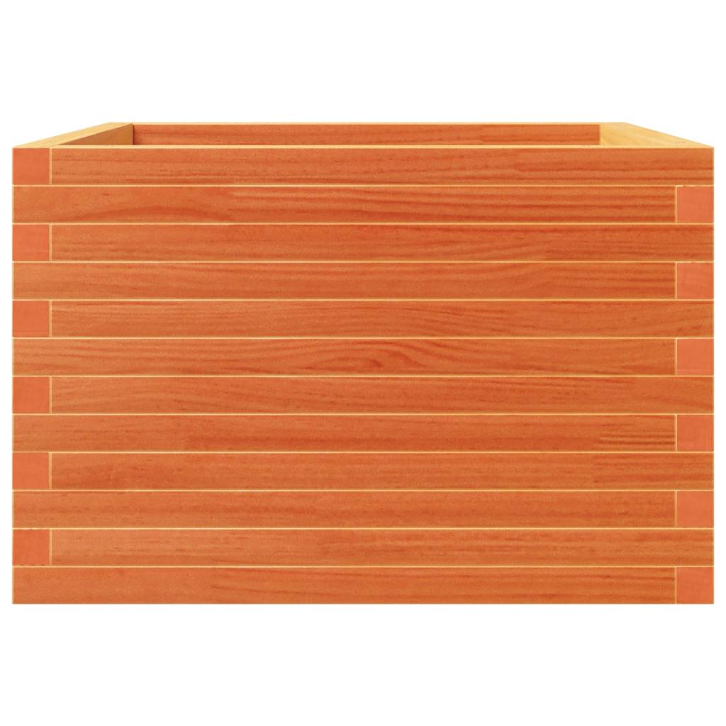 Sodo lovelis, vaško rudas, 70x70x46cm, pušies medienos masyvas Sodo lovelis, vaško rudas, 70x70x46cm, pušies medienos masyvas - Image 5