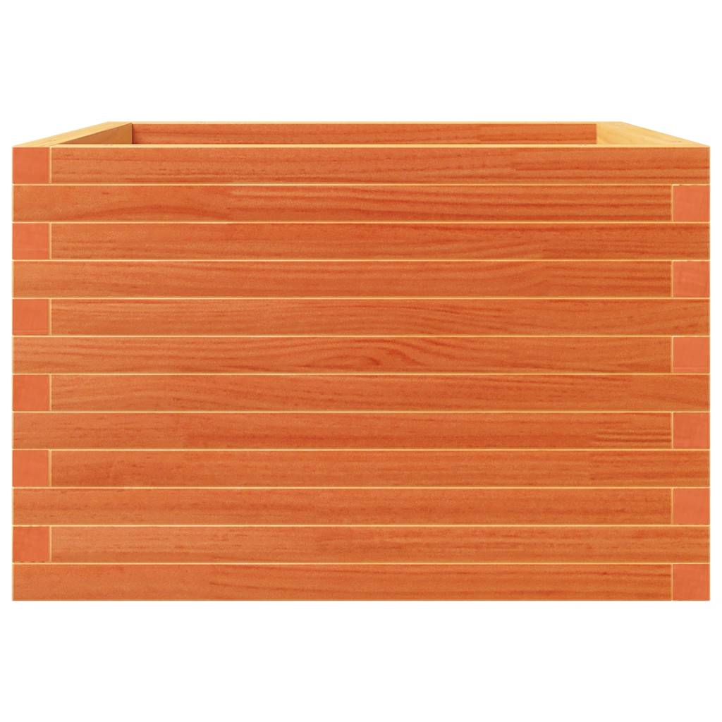 Sodo lovelis, vaško rudas, 70x70x46cm, pušies medienos masyvas Sodo lovelis, vaško rudas, 70x70x46cm, pušies medienos masyvas - Image 6