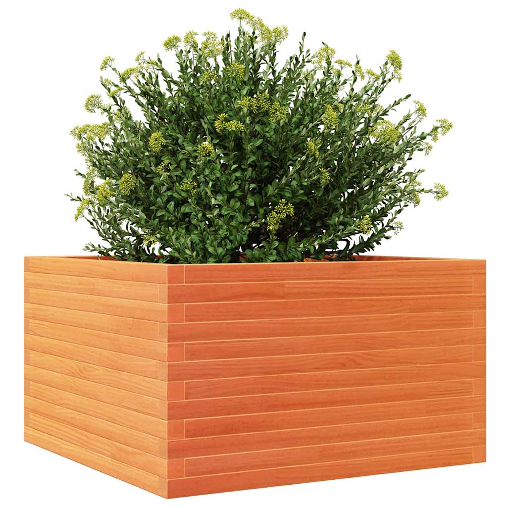 Sodo lovelis, vaško rudas, 80x80x46cm, pušies medienos masyvas Sodo lovelis, vaško rudas, 80x80x46cm, pušies medienos masyvas - Image 4