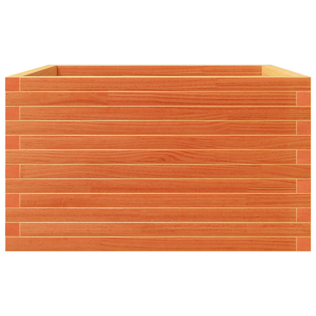 Sodo lovelis, vaško rudas, 80x80x46cm, pušies medienos masyvas Sodo lovelis, vaško rudas, 80x80x46cm, pušies medienos masyvas - Image 5