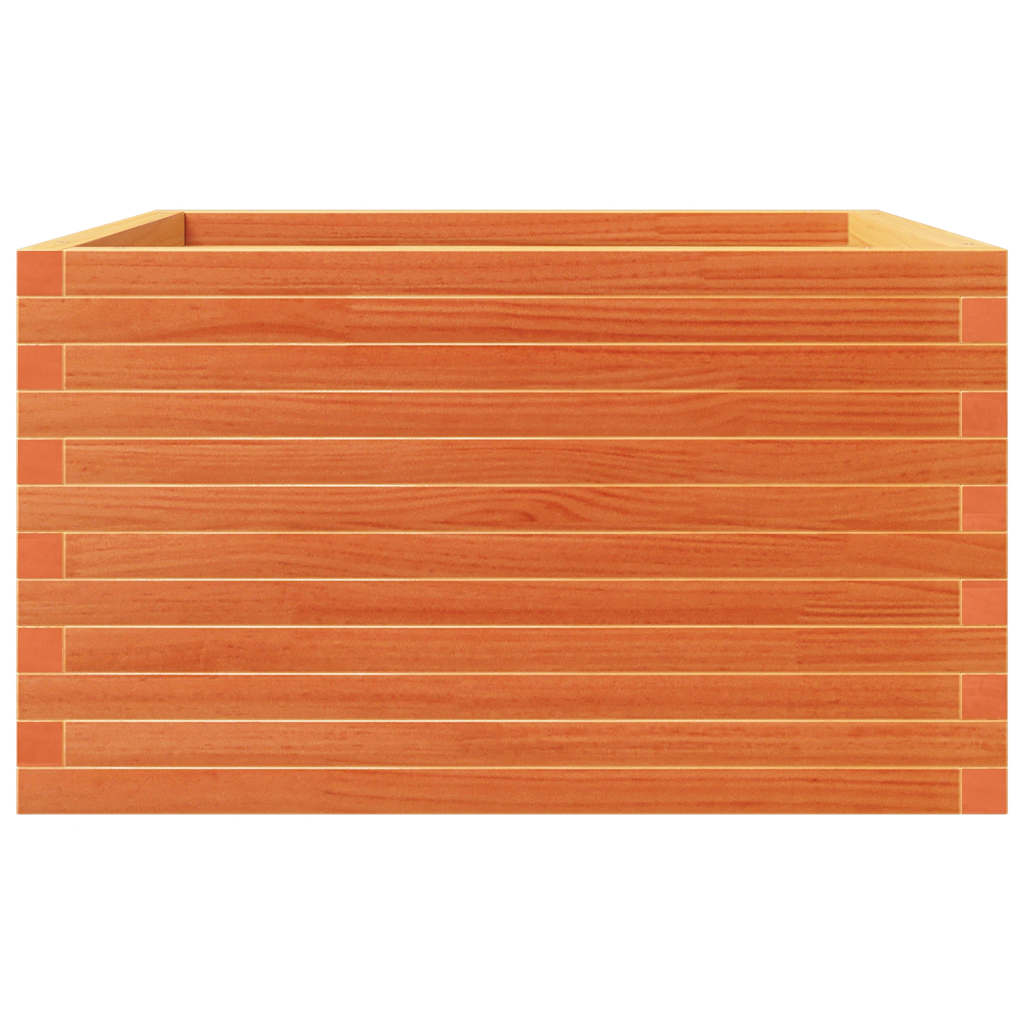 Sodo lovelis, vaško rudas, 80x80x46cm, pušies medienos masyvas Sodo lovelis, vaško rudas, 80x80x46cm, pušies medienos masyvas - Image 6
