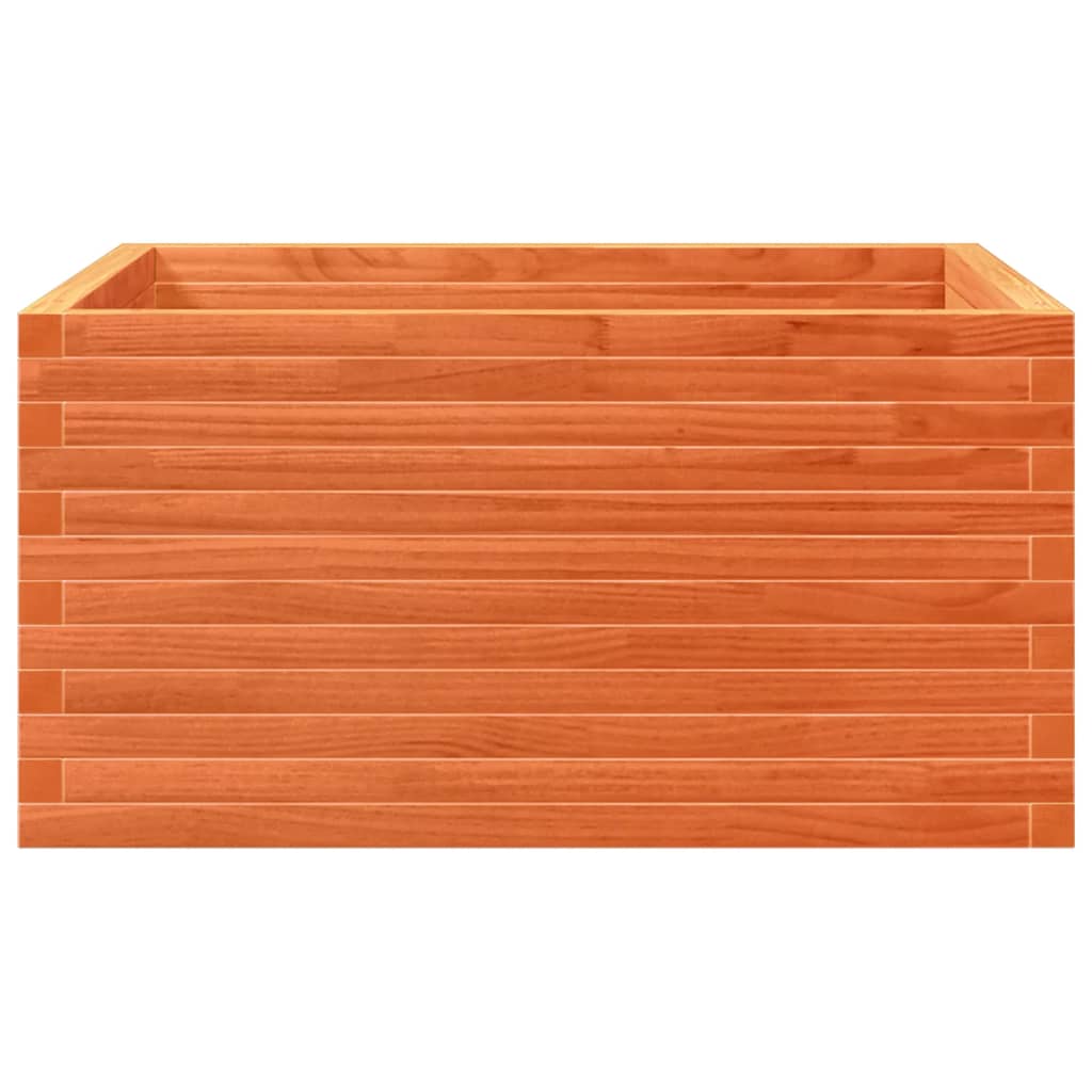 Sodo lovelis, vaško rudas, 90x90x46cm, pušies medienos masyvas Sodo lovelis, vaško rudas, 90x90x46cm, pušies medienos masyvas - Image 5