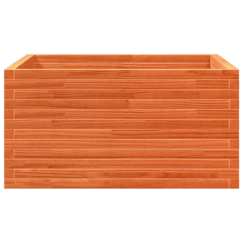 Sodo lovelis, vaško rudas, 90x90x46cm, pušies medienos masyvas Sodo lovelis, vaško rudas, 90x90x46cm, pušies medienos masyvas - Image 6