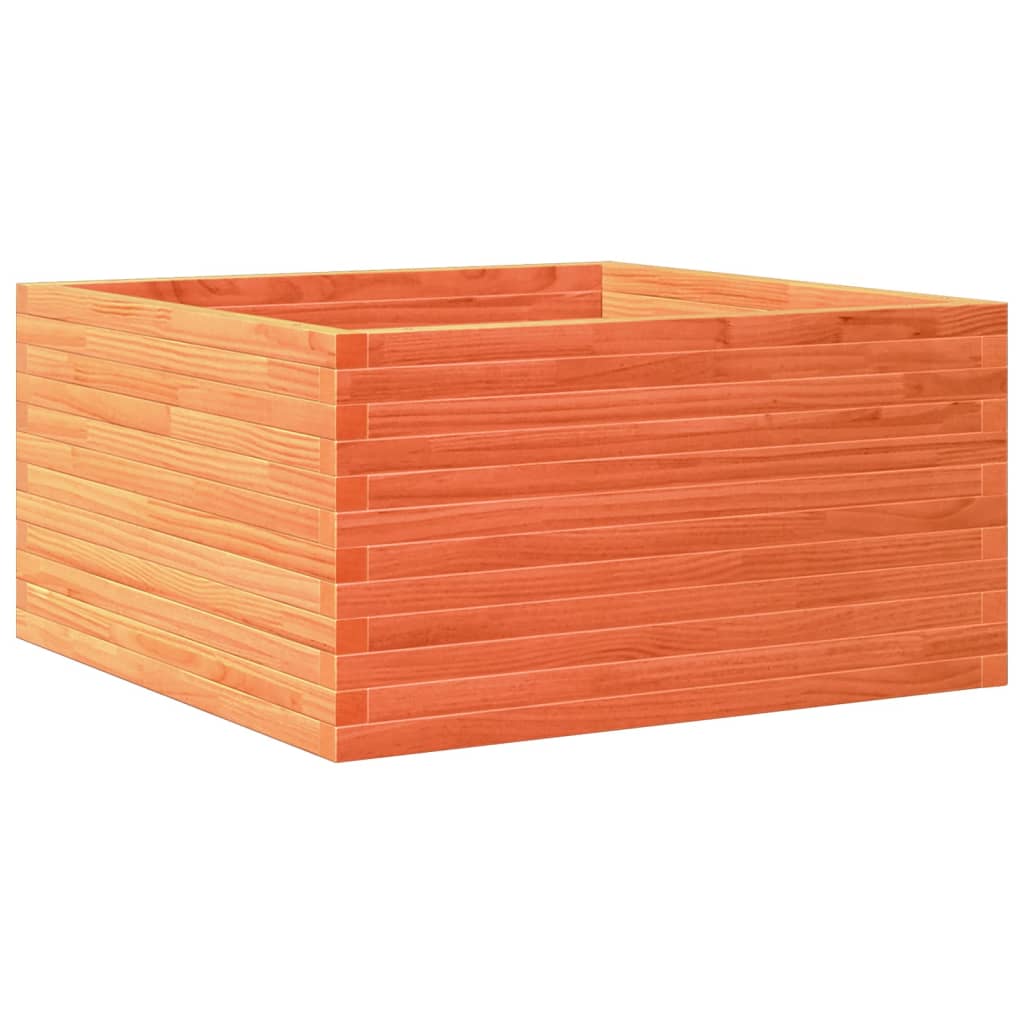 Sodo lovelis, vaško rudas, 90x90x46cm, pušies medienos masyvas Sodo lovelis, vaško rudas, 90x90x46cm, pušies medienos masyvas - Image 7