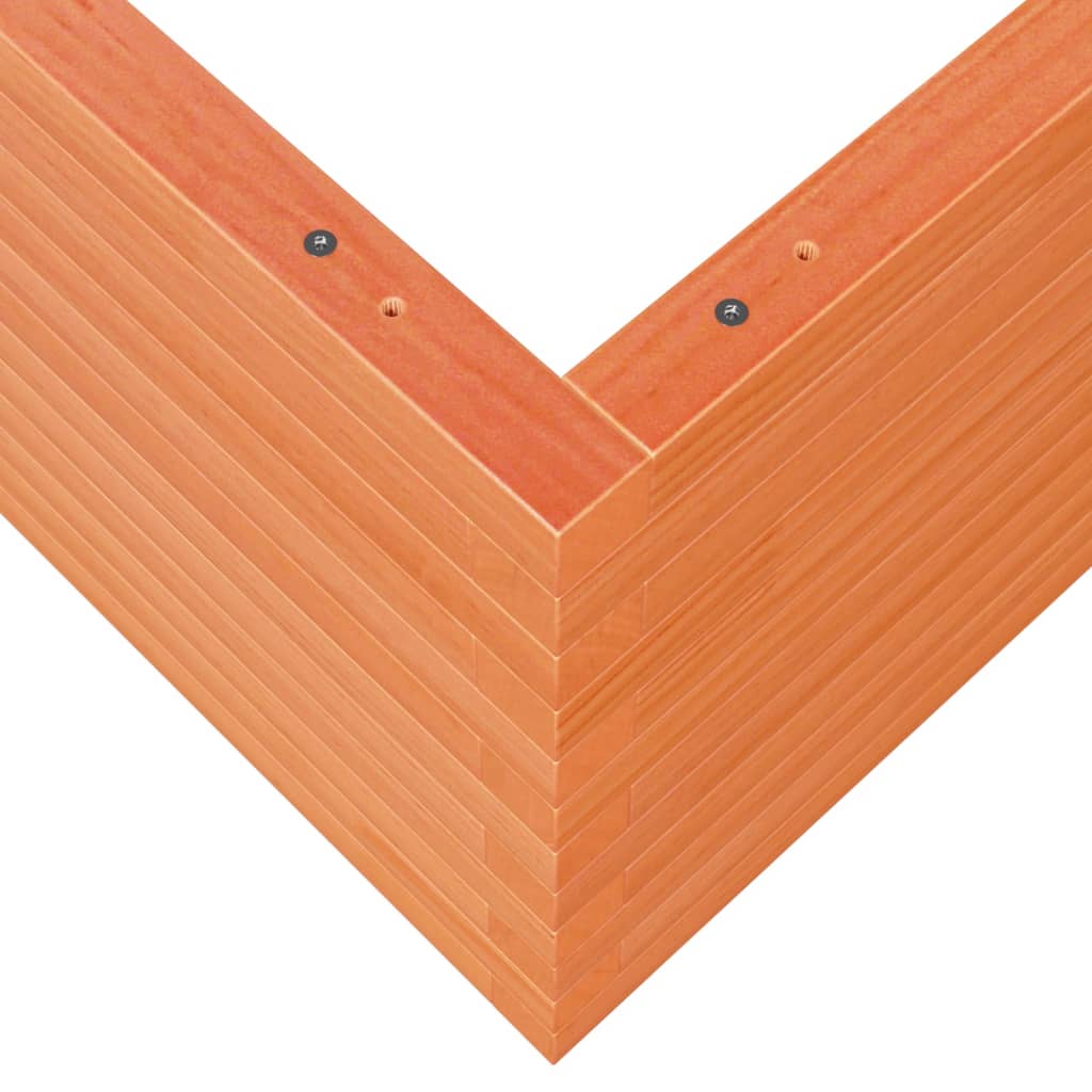 Sodo lovelis, vaško rudas, 90x90x46cm, pušies medienos masyvas Sodo lovelis, vaško rudas, 90x90x46cm, pušies medienos masyvas - Image 8