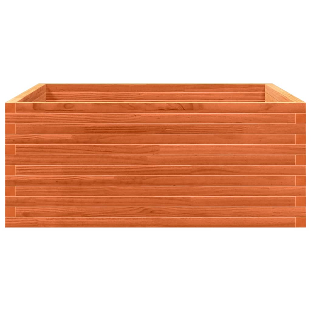 Sodo lovelis, vaško rudas, 110x110x46cm, pušies masyvas Sodo lovelis, vaško rudas, 110x110x46cm, pušies masyvas - Image 5