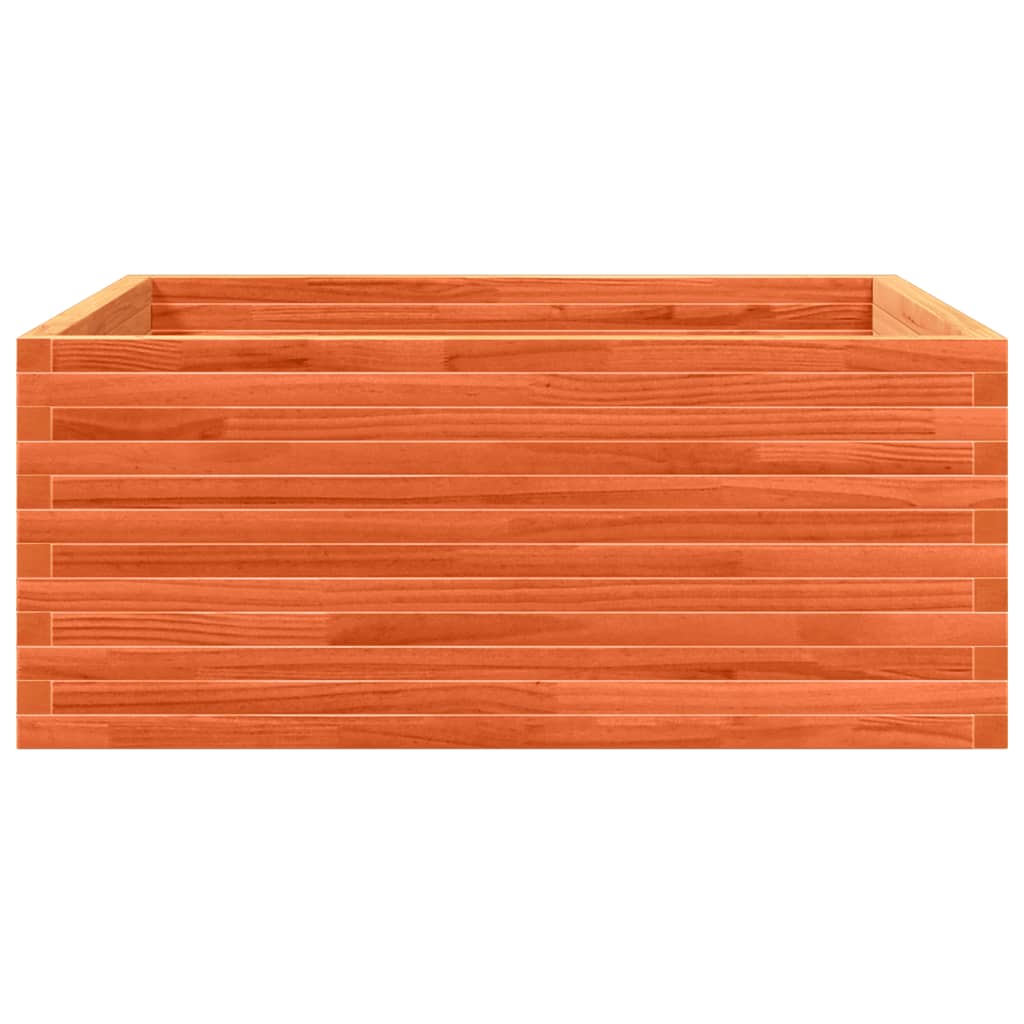 Sodo lovelis, vaško rudas, 110x110x46cm, pušies masyvas Sodo lovelis, vaško rudas, 110x110x46cm, pušies masyvas - Image 6