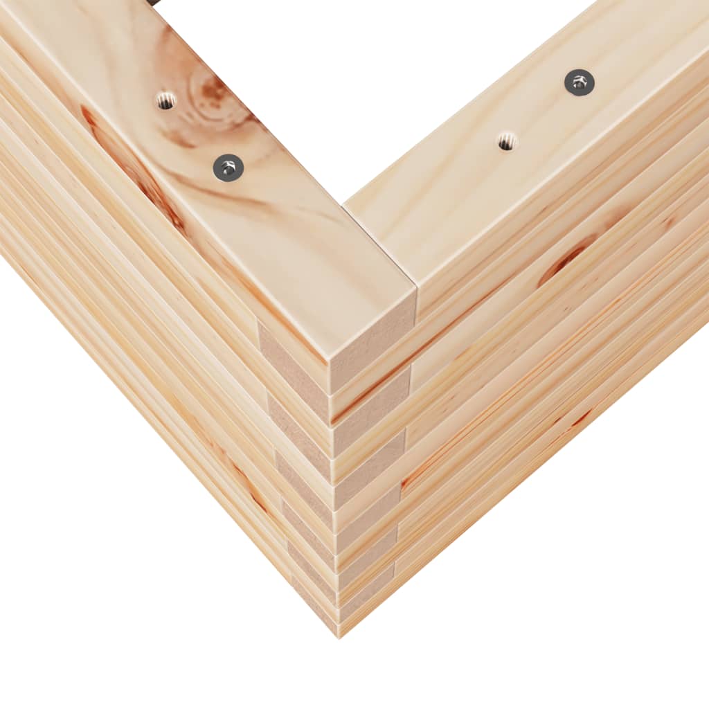 Sodo lovelis, 90x40x46cm, pušies medienos masyvas Sodo lovelis, 90x40x46cm, pušies medienos masyvas - Image 8