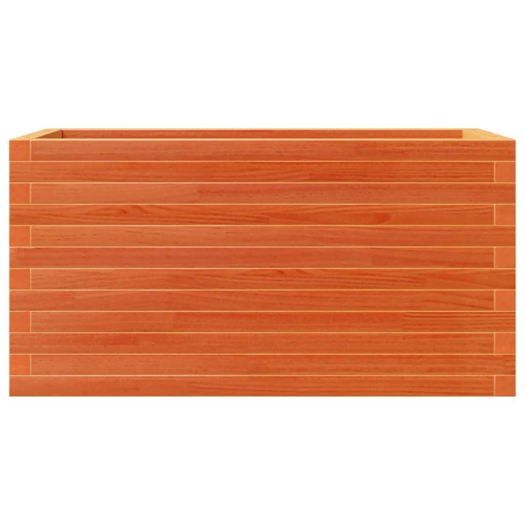 Sodo lovelis, vaško rudas, 90x40x46cm, pušies medienos masyvas Sodo lovelis, vaško rudas, 90x40x46cm, pušies medienos masyvas - Image 5