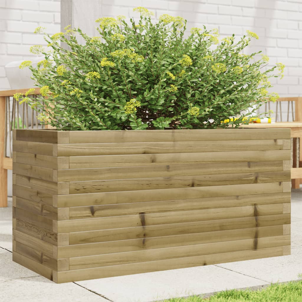 Sodo lovelis, 90x40x46cm, impregnuota pušies mediena Sodo lovelis, 90x40x46cm, impregnuota pušies mediena - Image 2
