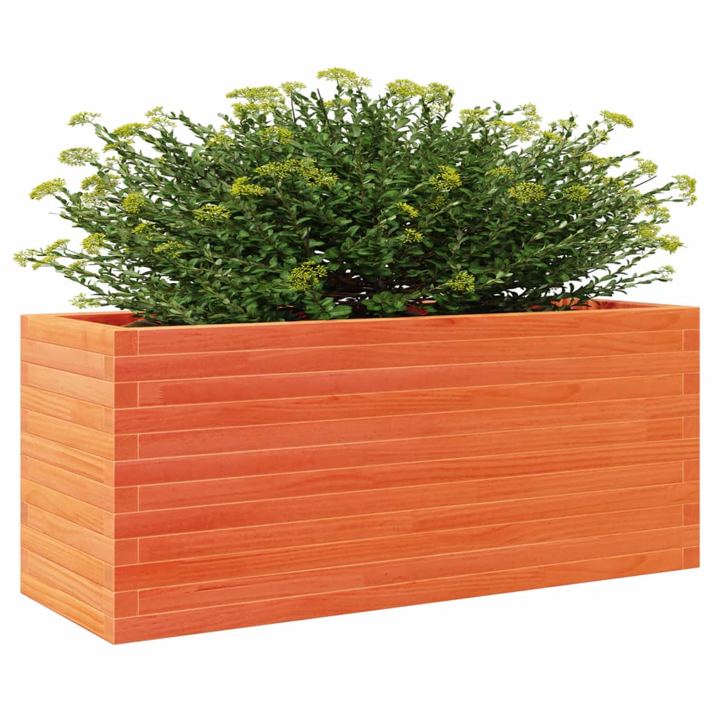 Sodo lovelis, vaško rudas, 110x40x46cm, pušies masyvas Sodo lovelis, vaško rudas, 110x40x46cm, pušies masyvas - Image 4