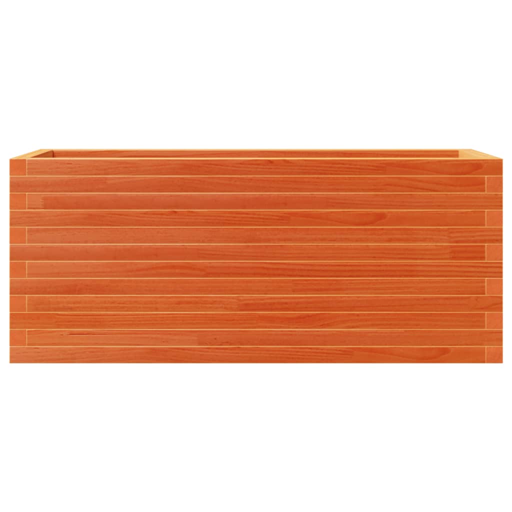 Sodo lovelis, vaško rudas, 110x40x46cm, pušies masyvas Sodo lovelis, vaško rudas, 110x40x46cm, pušies masyvas - Image 5