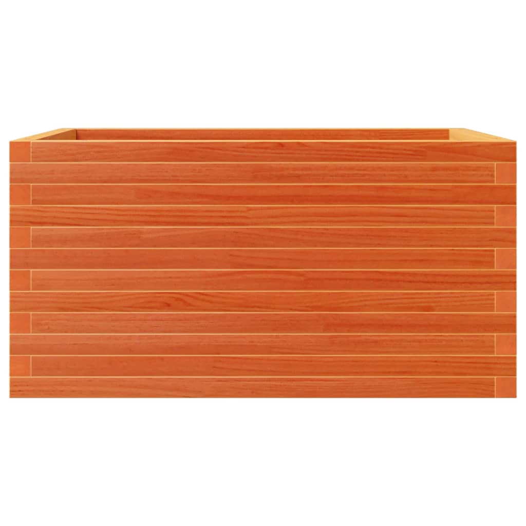 Sodo lovelis, vaško rudas, 90x60x46cm, pušies medienos masyvas Sodo lovelis, vaško rudas, 90x60x46cm, pušies medienos masyvas - Image 5