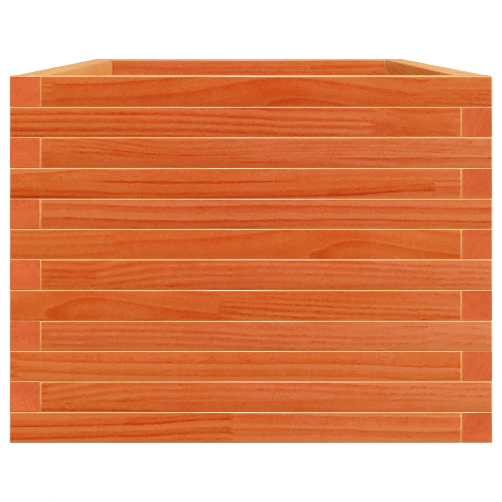 Sodo lovelis, vaško rudas, 90x60x46cm, pušies medienos masyvas Sodo lovelis, vaško rudas, 90x60x46cm, pušies medienos masyvas - Image 6