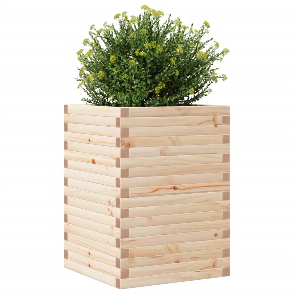 Sodo lovelis, 50x50x68,5cm, pušies medienos masyvas Sodo lovelis, 50x50x68,5cm, pušies medienos masyvas - Image 4