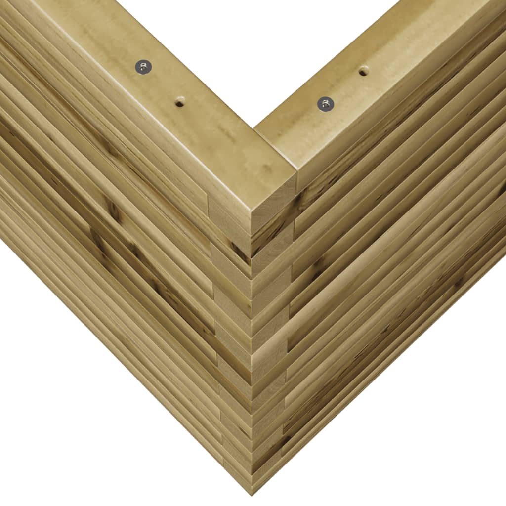 Sodo lovelis, 60x60x68,5cm, impregnuota pušies mediena Sodo lovelis, 60x60x68,5cm, impregnuota pušies mediena - Image 8