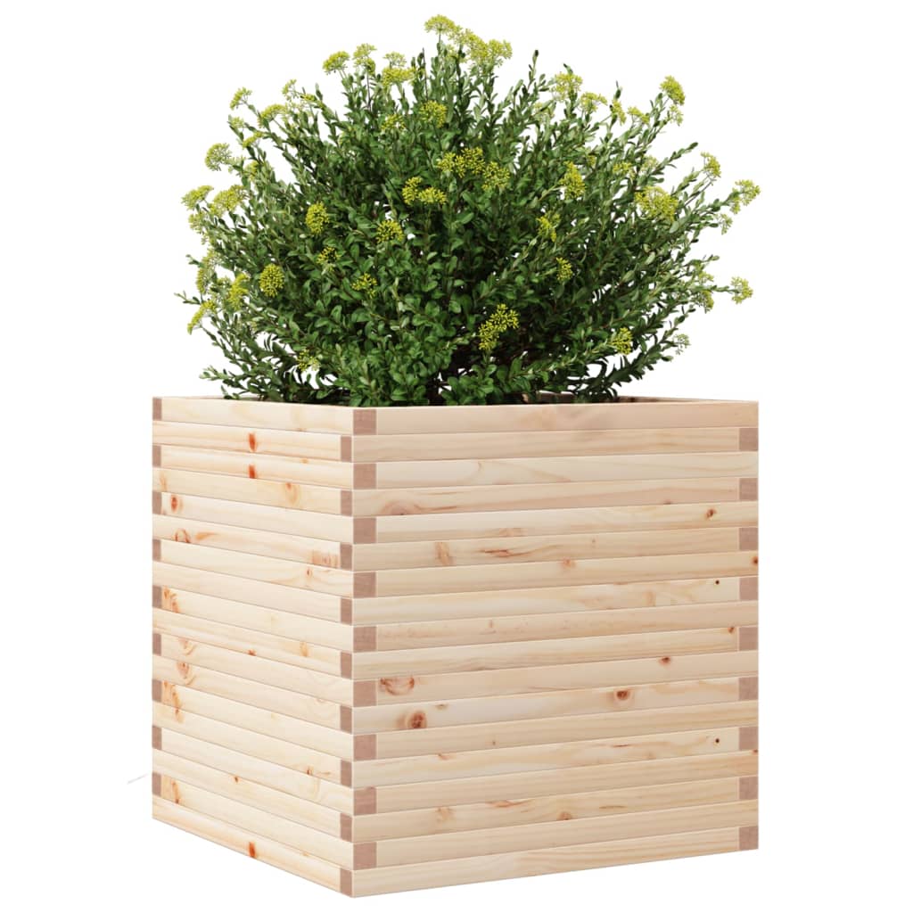 Sodo lovelis, 70x70x68,5cm, pušies medienos masyvas Sodo lovelis, 70x70x68,5cm, pušies medienos masyvas - Image 4