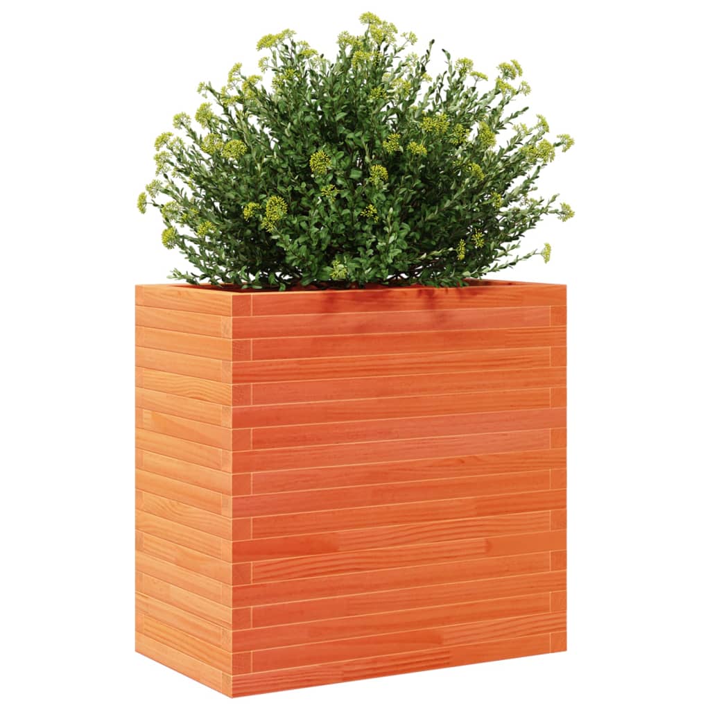 Sodo lovelis, vaško rudas, 70x40x68,5cm, pušies masyvas Sodo lovelis, vaško rudas, 70x40x68,5cm, pušies masyvas - Image 4