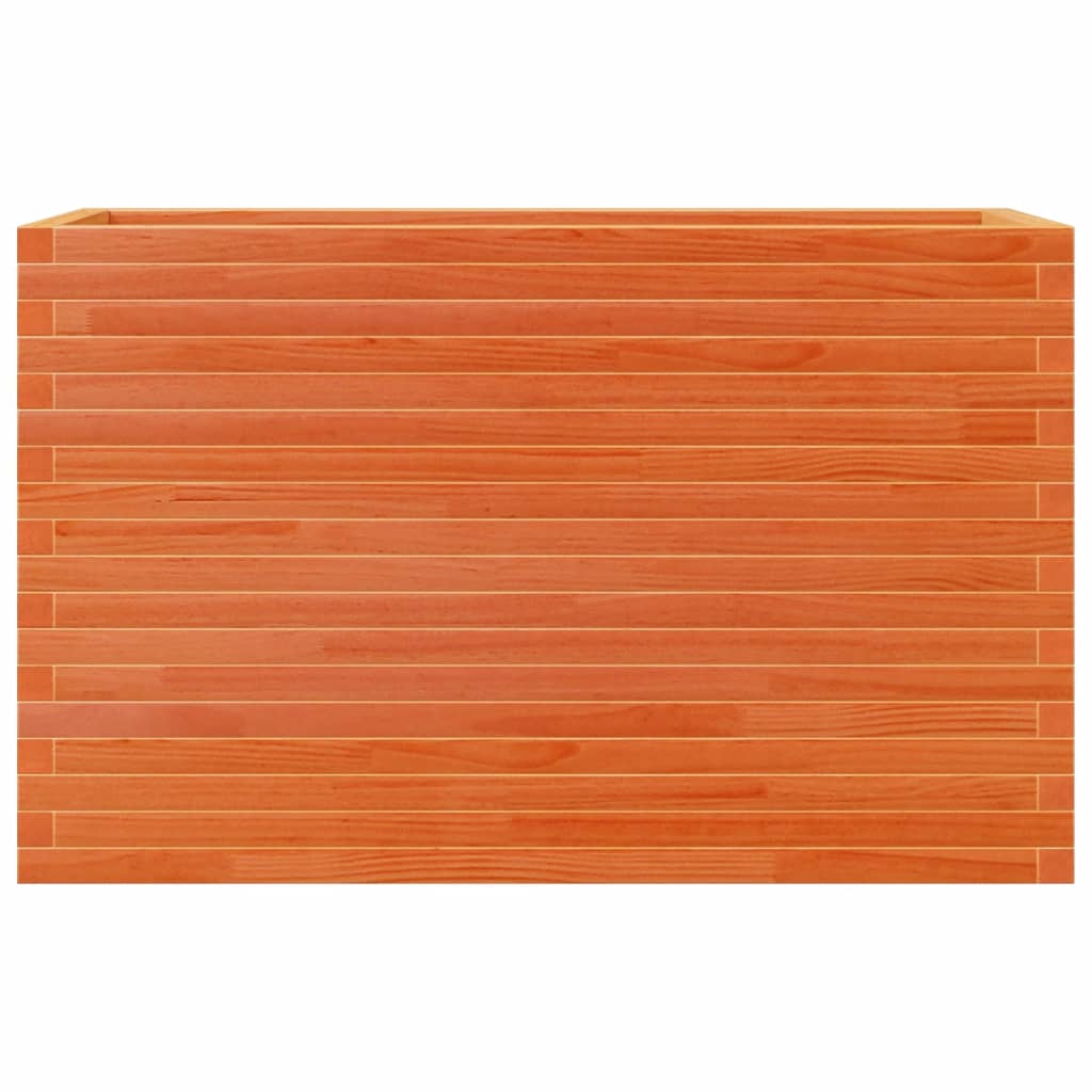 Sodo lovelis, vaško rudas, 110x40x68,5cm, pušies masyvas Sodo lovelis, vaško rudas, 110x40x68,5cm, pušies masyvas - Image 5