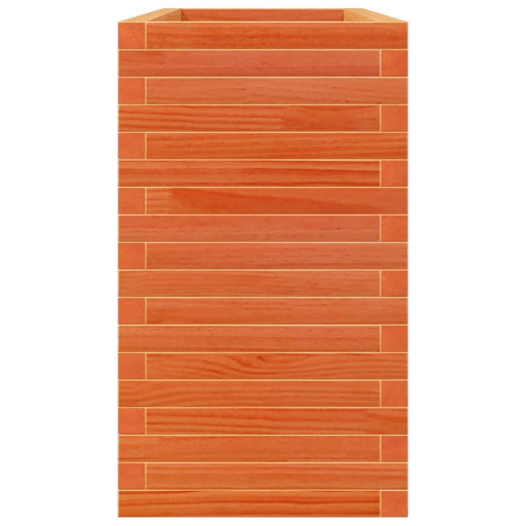 Sodo lovelis, vaško rudas, 110x40x68,5cm, pušies masyvas Sodo lovelis, vaško rudas, 110x40x68,5cm, pušies masyvas - Image 6