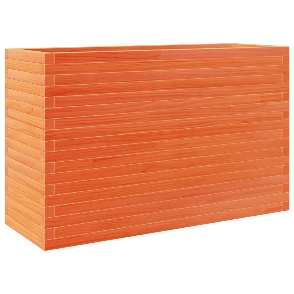 Sodo lovelis, vaško rudas, 110x40x68,5cm, pušies masyvas Sodo lovelis, vaško rudas, 110x40x68,5cm, pušies masyvas - Image 7