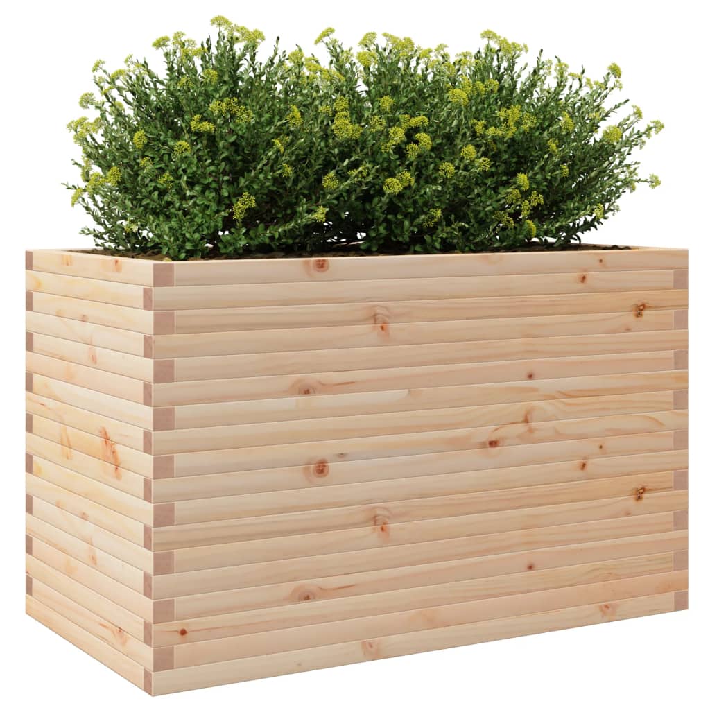 Sodo lovelis, 110x60x68,5cm, pušies medienos masyvas Sodo lovelis, 110x60x68,5cm, pušies medienos masyvas - Image 4