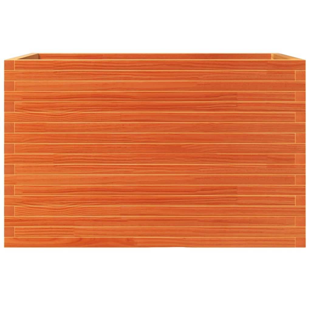 Sodo lovelis, vaško rudas, 110x60x68,5cm, pušies masyvas Sodo lovelis, vaško rudas, 110x60x68,5cm, pušies masyvas - Image 5