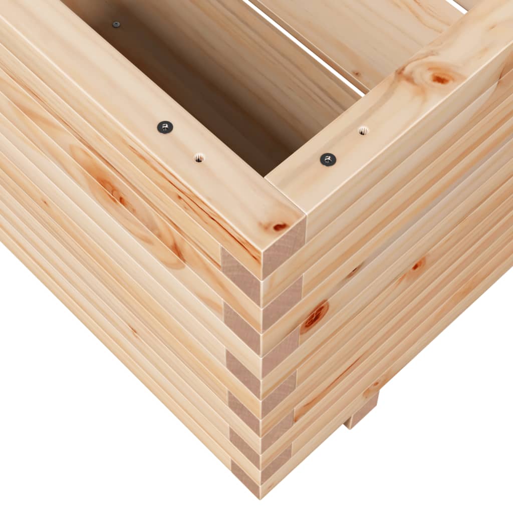 Sodo lovelis, 60x60x49,5cm, pušies medienos masyvas Sodo lovelis, 60x60x49,5cm, pušies medienos masyvas - Image 8