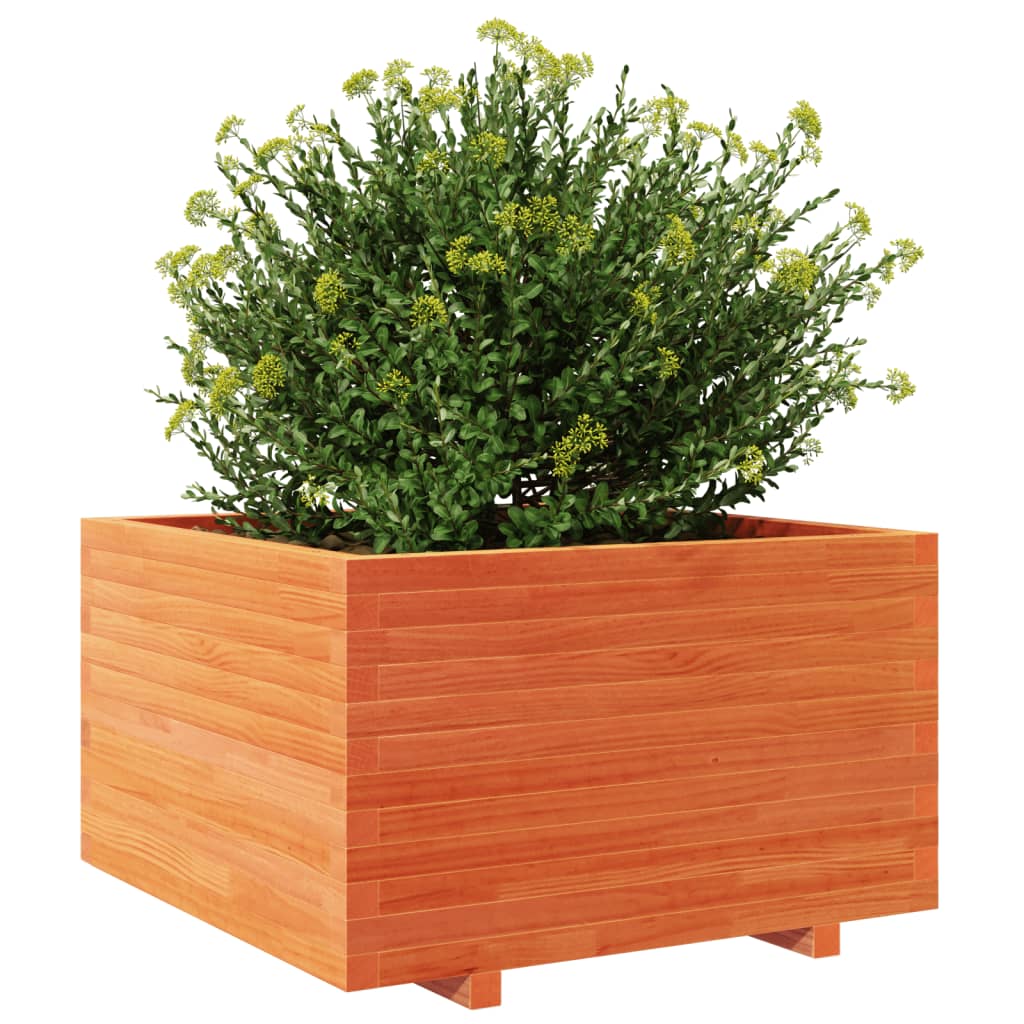 Sodo lovelis, vaško rudas, 80x80x49,5cm, pušies masyvas Sodo lovelis, vaško rudas, 80x80x49,5cm, pušies masyvas - Image 4