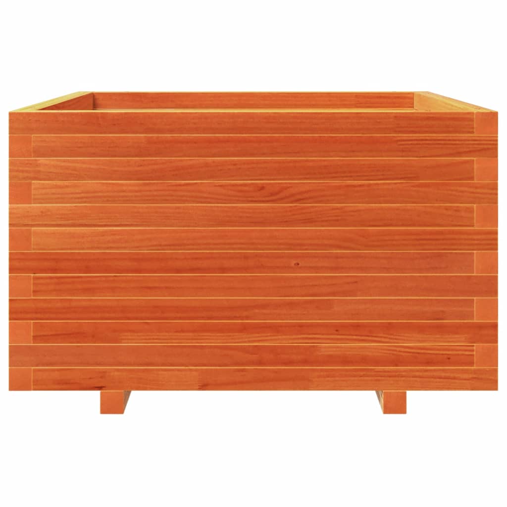 Sodo lovelis, vaško rudas, 80x80x49,5cm, pušies masyvas Sodo lovelis, vaško rudas, 80x80x49,5cm, pušies masyvas - Image 5