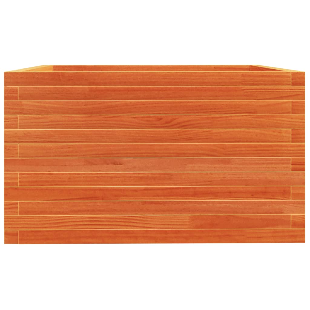 Sodo lovelis, vaško rudas, 80x80x49,5cm, pušies masyvas Sodo lovelis, vaško rudas, 80x80x49,5cm, pušies masyvas - Image 6
