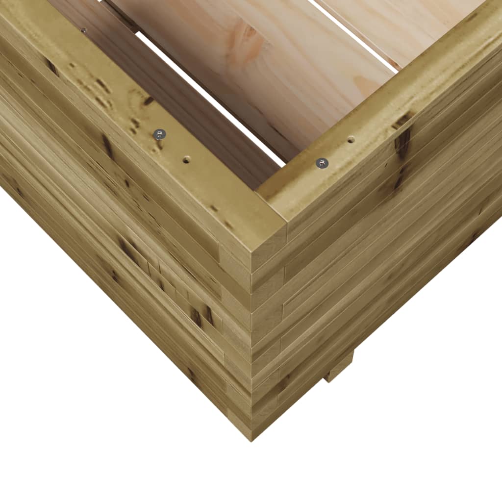 Sodo lovelis, 80x80x49,5cm, impregnuota pušies mediena Sodo lovelis, 80x80x49,5cm, impregnuota pušies mediena - Image 8