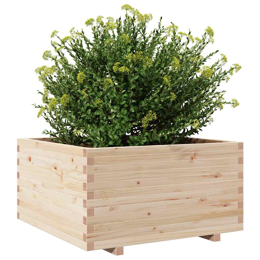 Sodo lovelis, 90x90x49,5cm, pušies medienos masyvas Sodo lovelis, 90x90x49,5cm, pušies medienos masyvas - Image 4